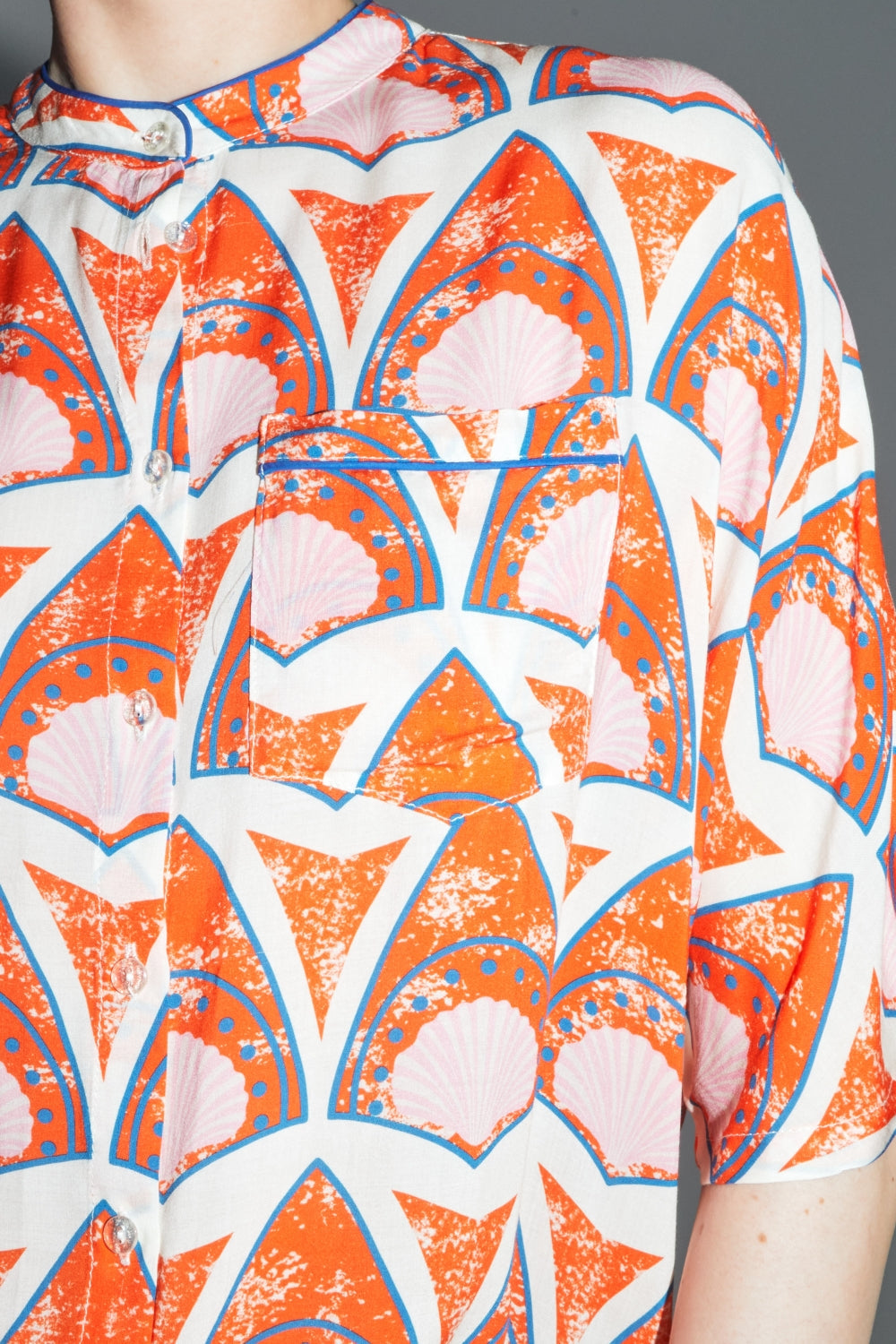La Chemise Alana Imprimé Calico Fabriquée En Italie