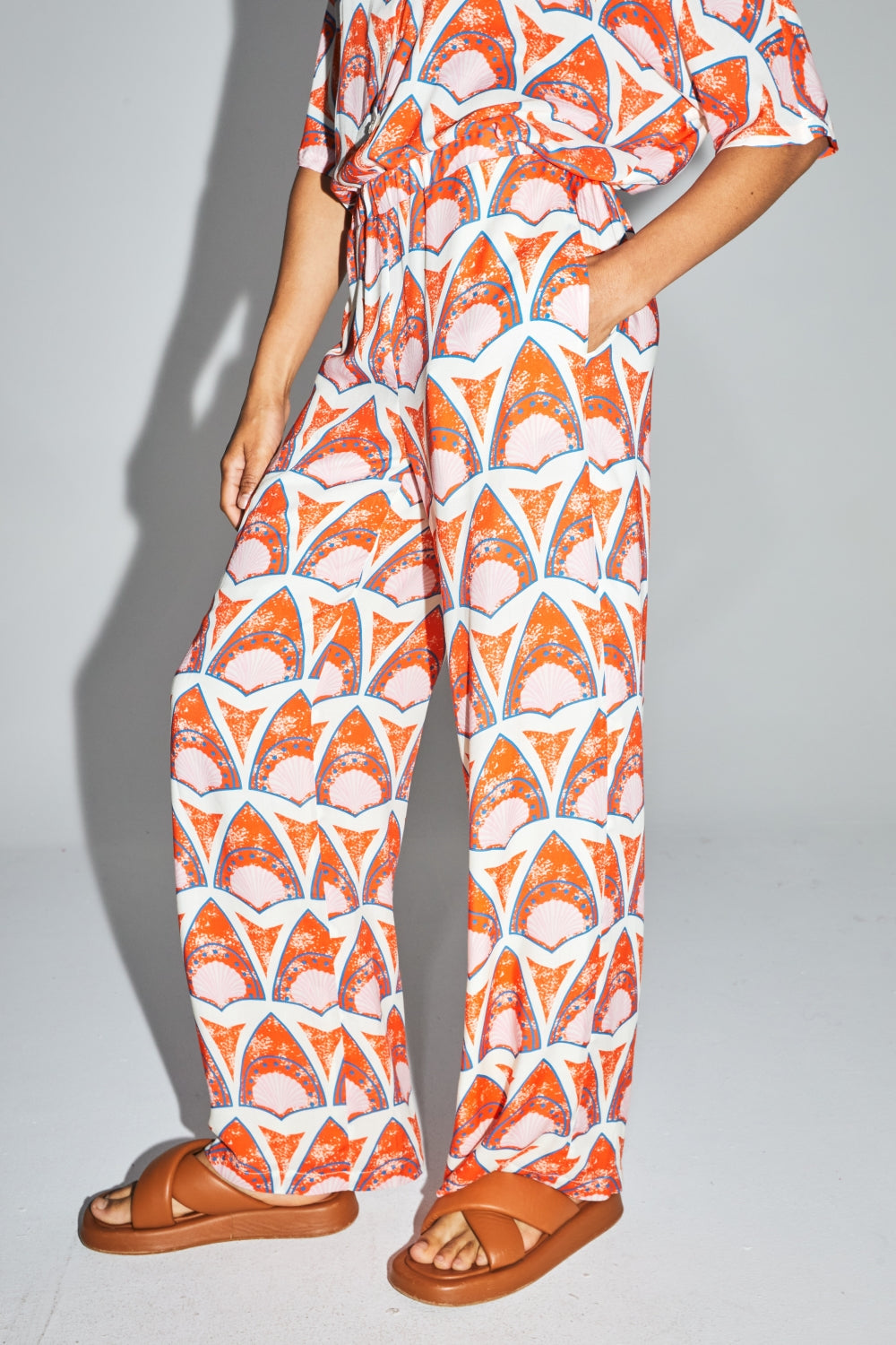 Le Pantalon Max Imprimé Calico Fabriqué En Italie