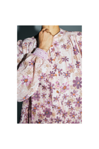 La Chemise Paola, Imprimé Bloom Fall Fabriquée En Italie