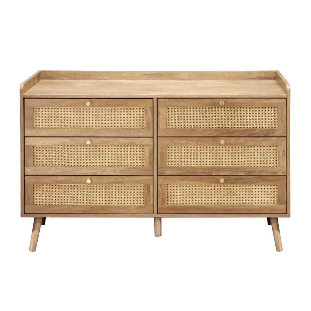 Palmo - Commode 6 Tiroirs - Rotin Naturel