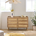 Palmo - Commode 6 Tiroirs - Rotin Naturel