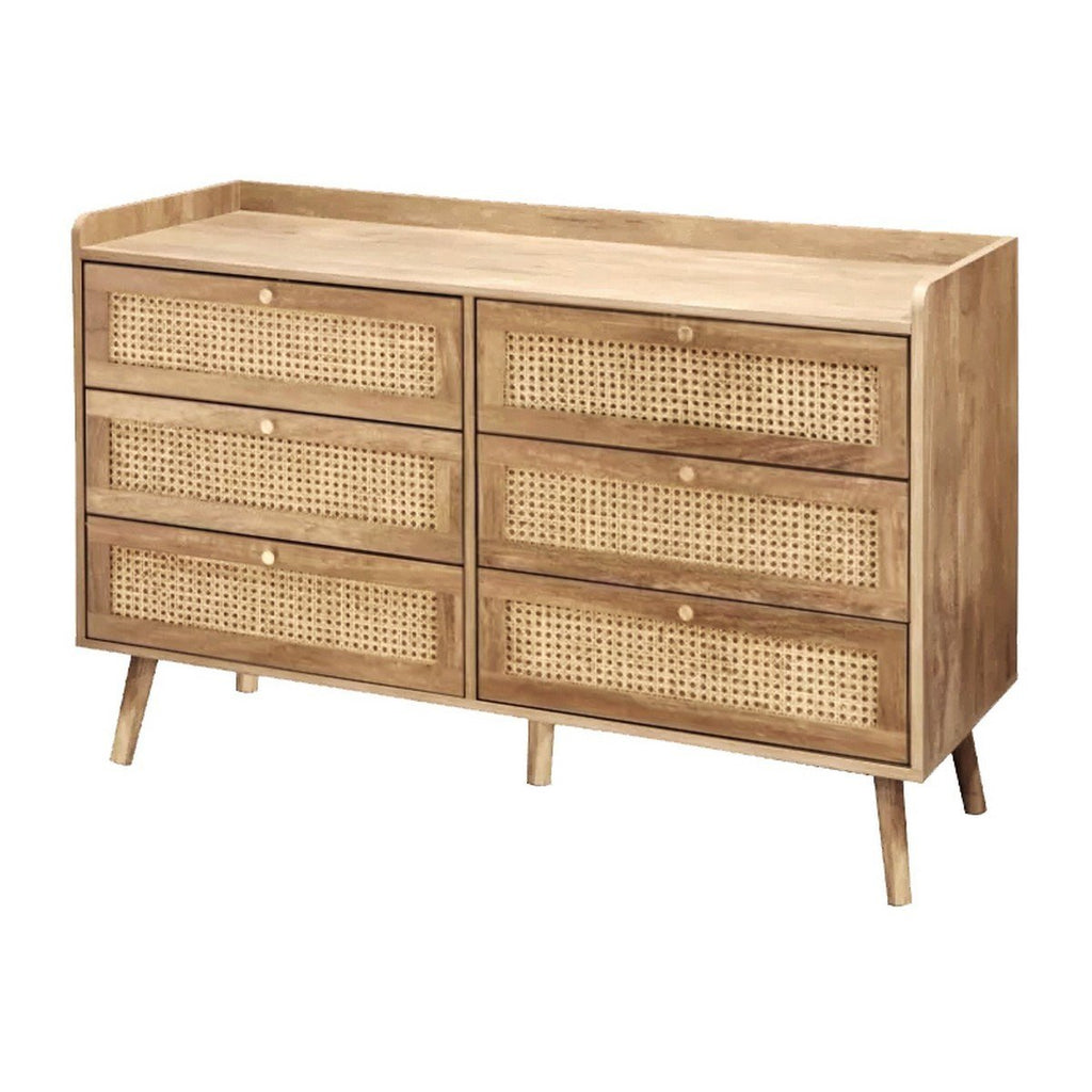 Palmo - Commode 6 Tiroirs - Rotin Naturel