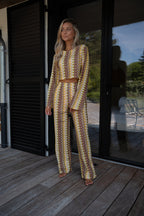Blouse Brodée Yolande - Jaune