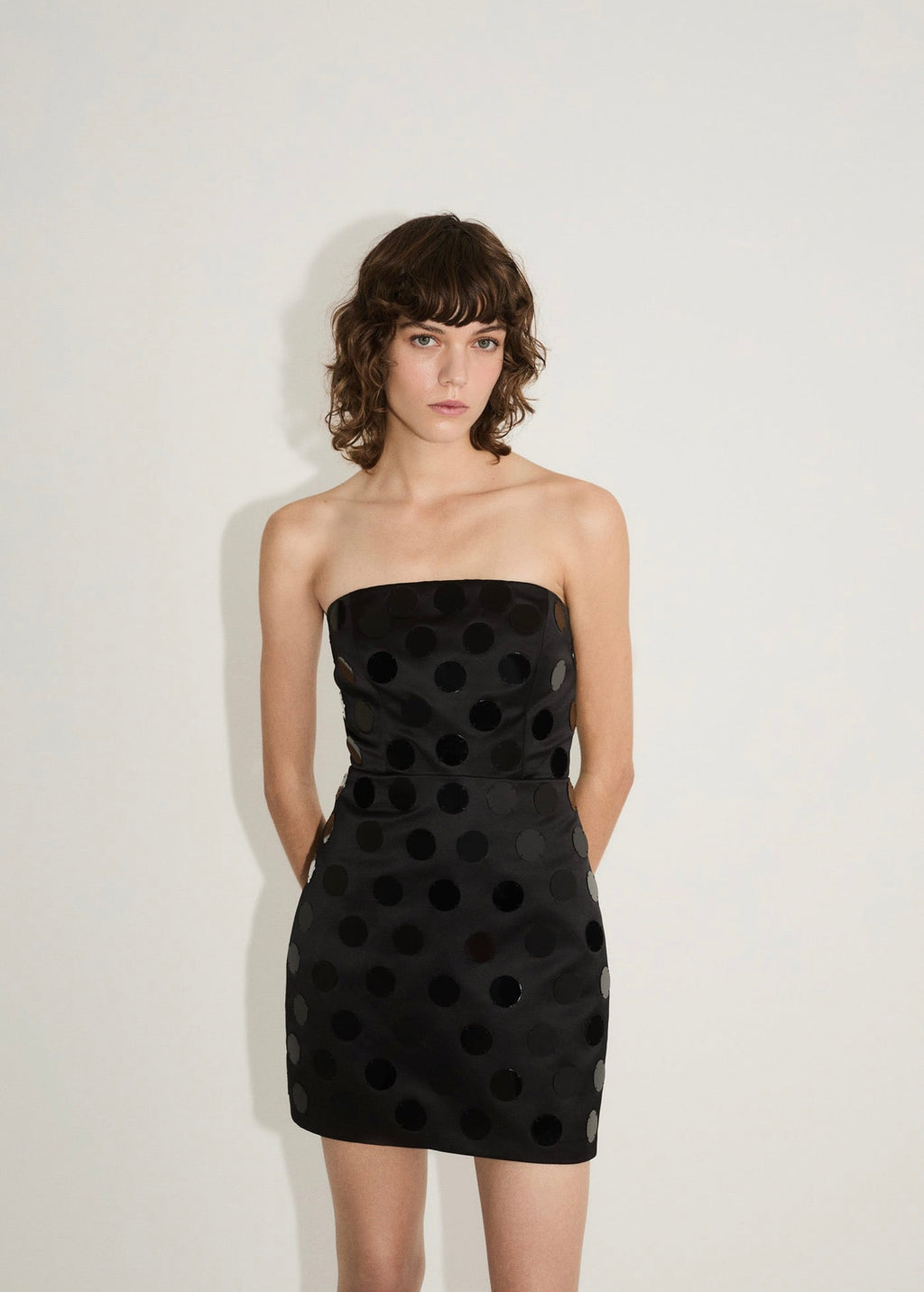 Robe Bustier Courte Miroirs