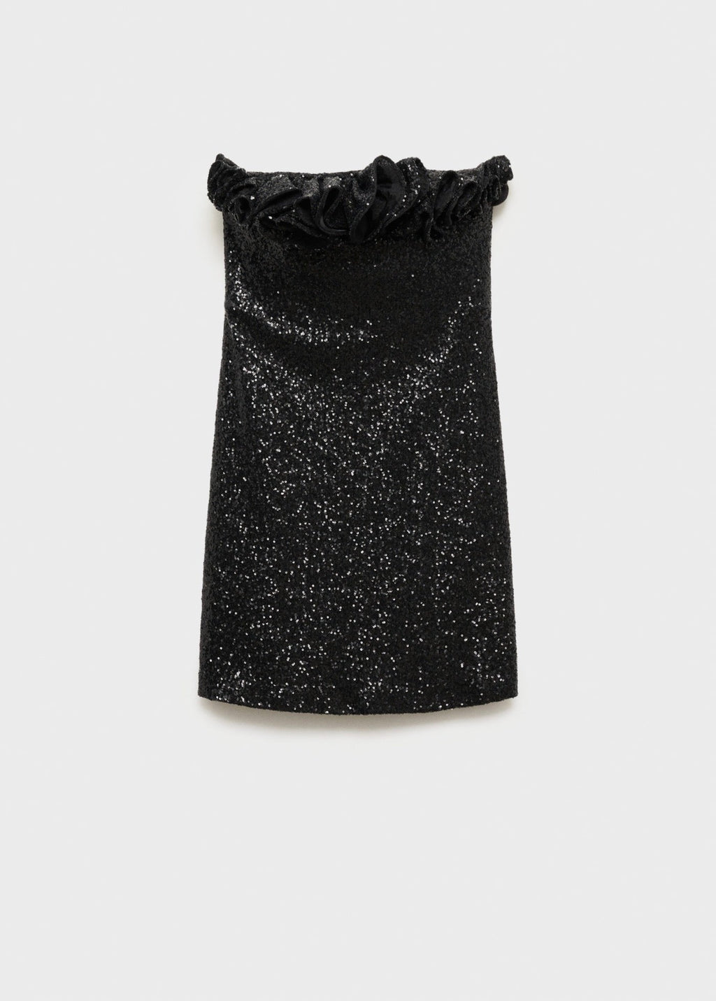 Robe Volant Ornement Paillettes