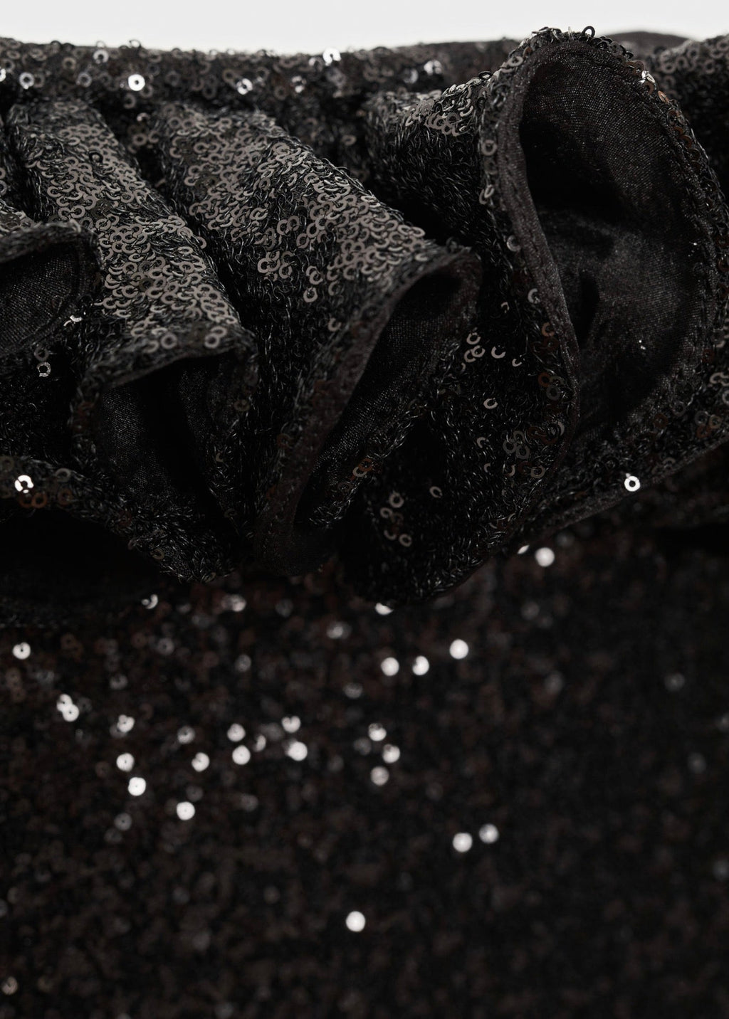 Robe Volant Ornement Paillettes