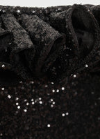 Robe Volant Ornement Paillettes