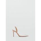 Chaussures Bout Transparent Strass