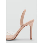 Chaussures Bout Transparent Strass