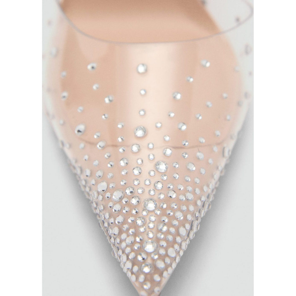 Chaussures Bout Transparent Strass