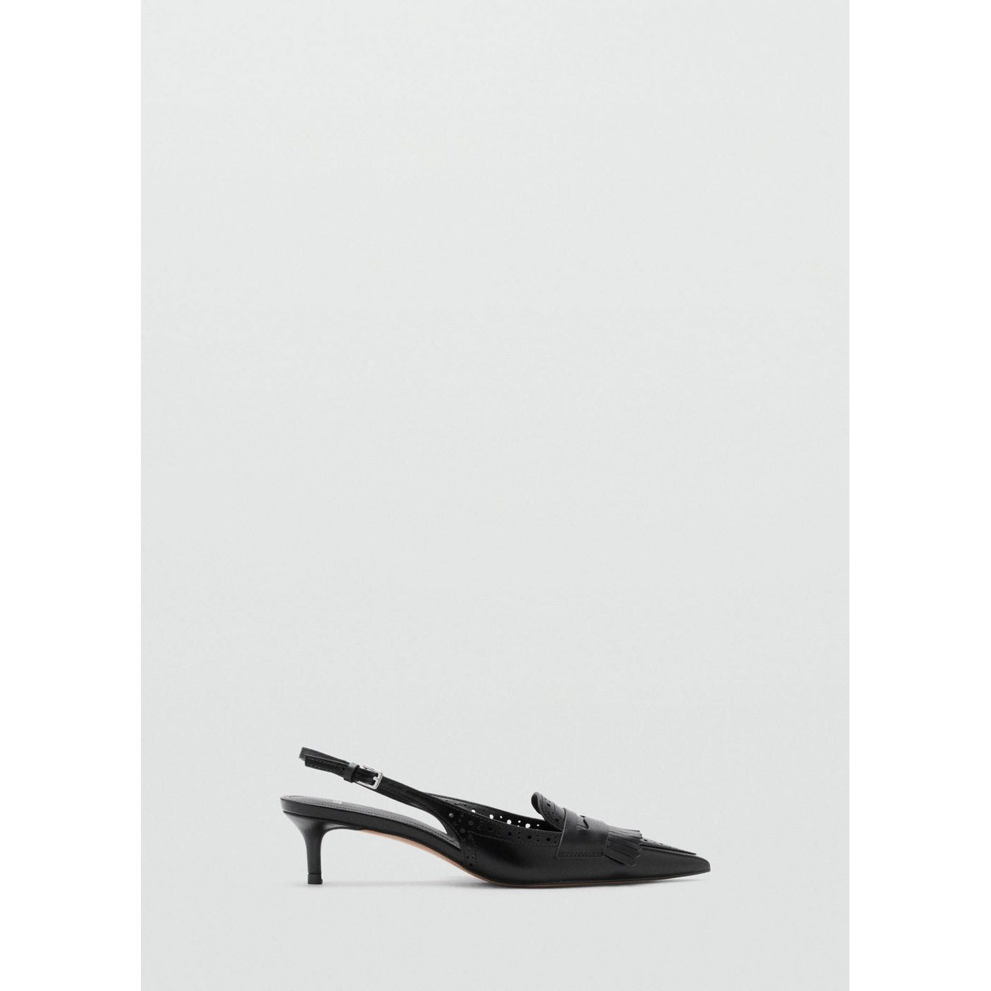 Chaussures Talon Franges