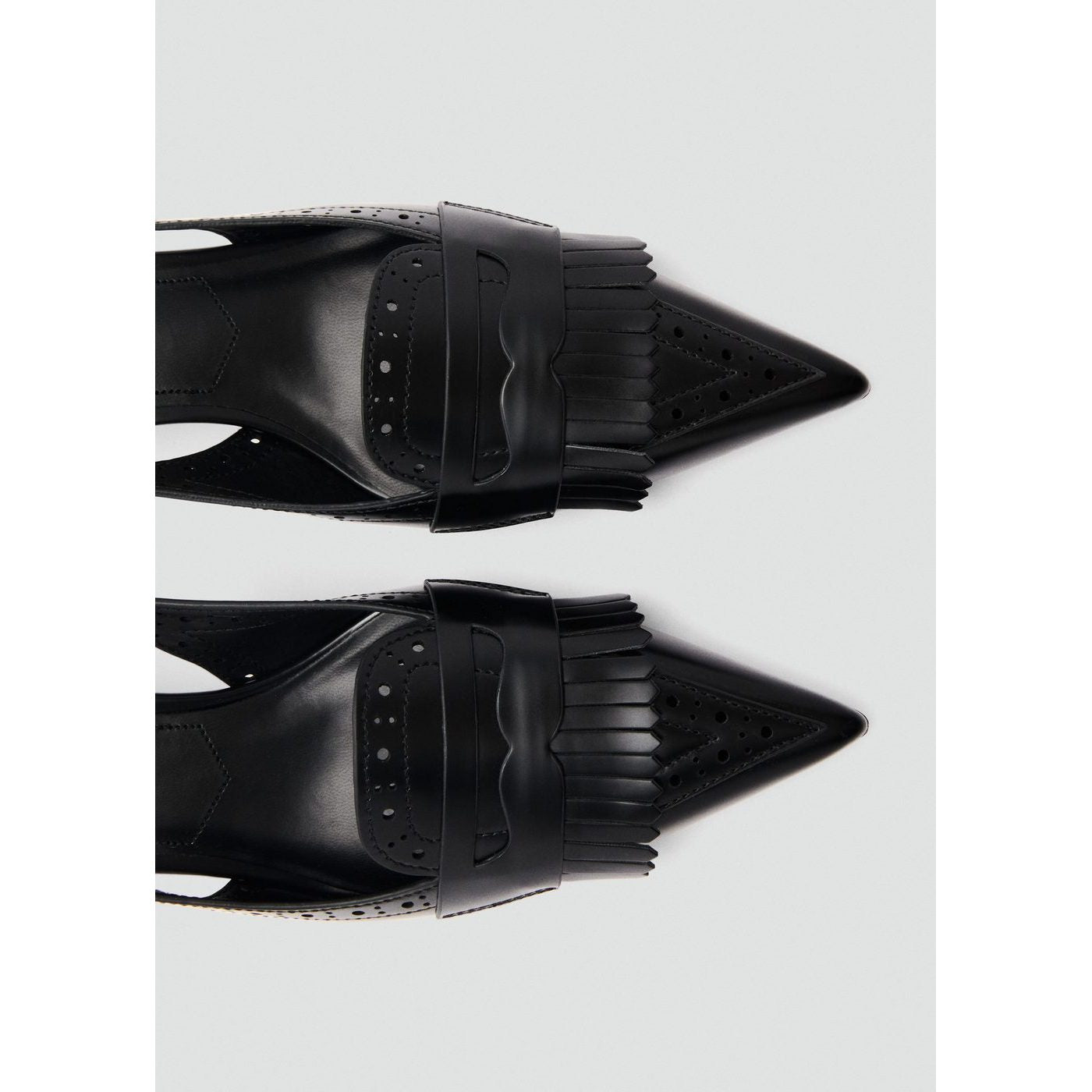 Chaussures Talon Franges