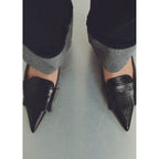 Chaussures Talon Franges
