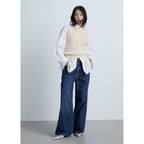 Jean Wideleg Ceinture