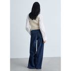 Jean Wideleg Ceinture