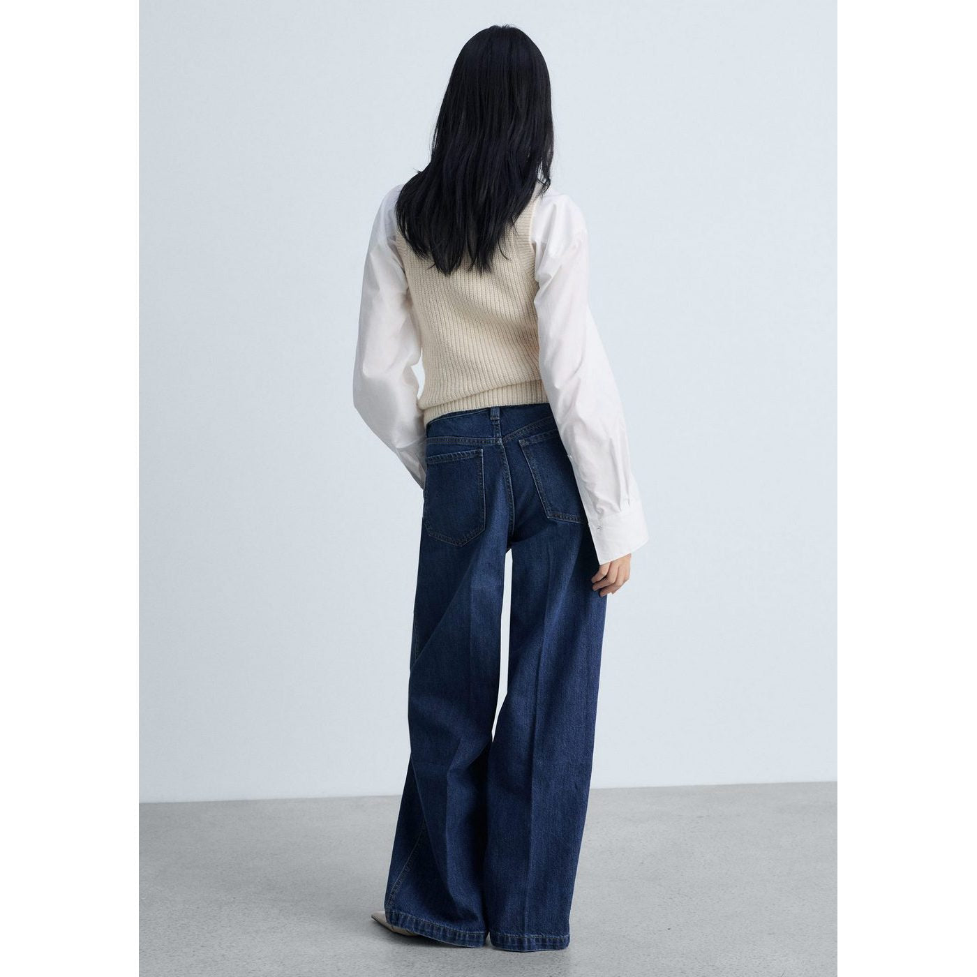 Jean Wideleg Ceinture