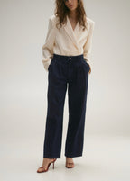 Jean Wideleg Pinces Rinse Wash