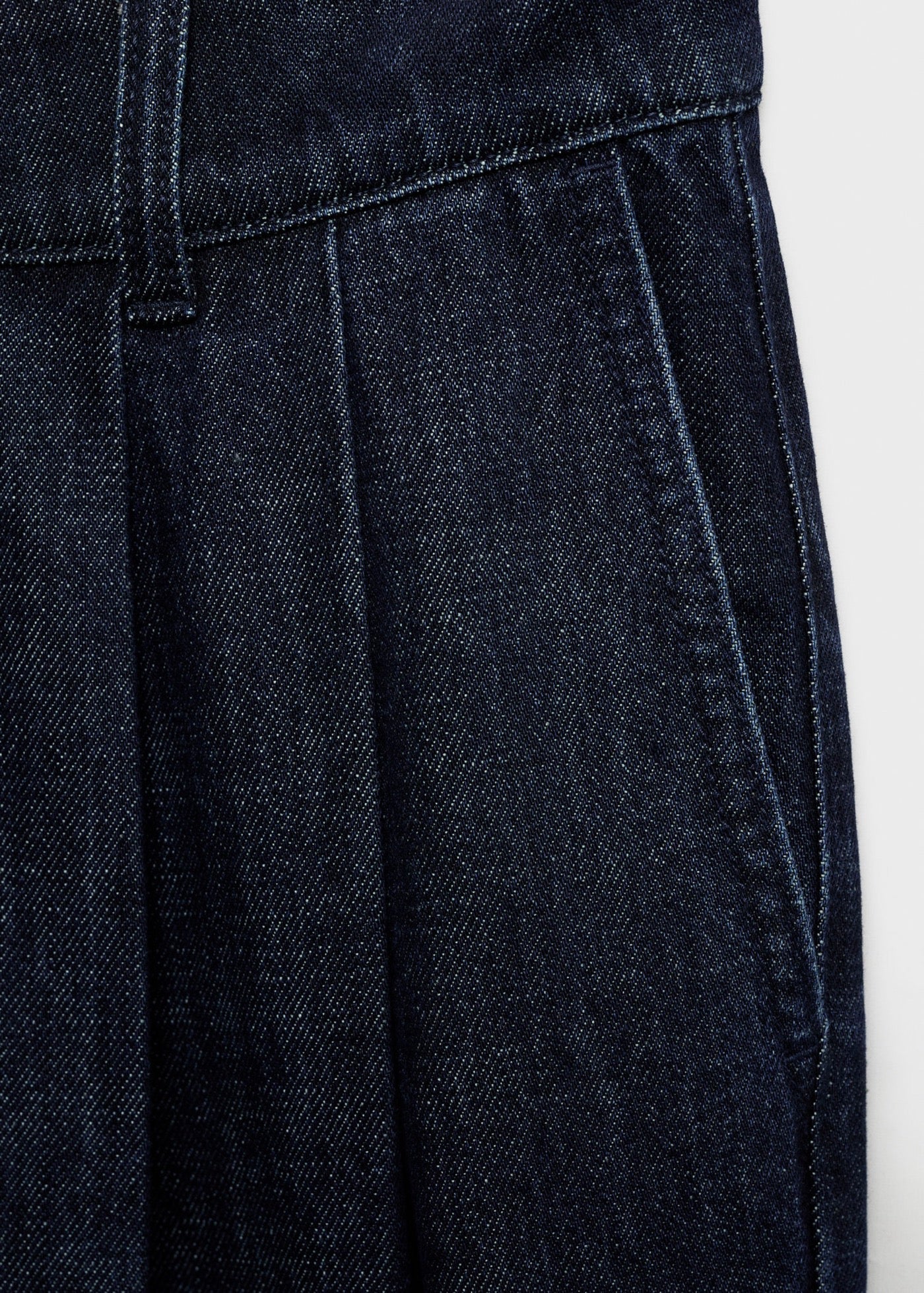Jean Wideleg Pinces Rinse Wash