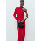 Robe Asymétrique Drapée