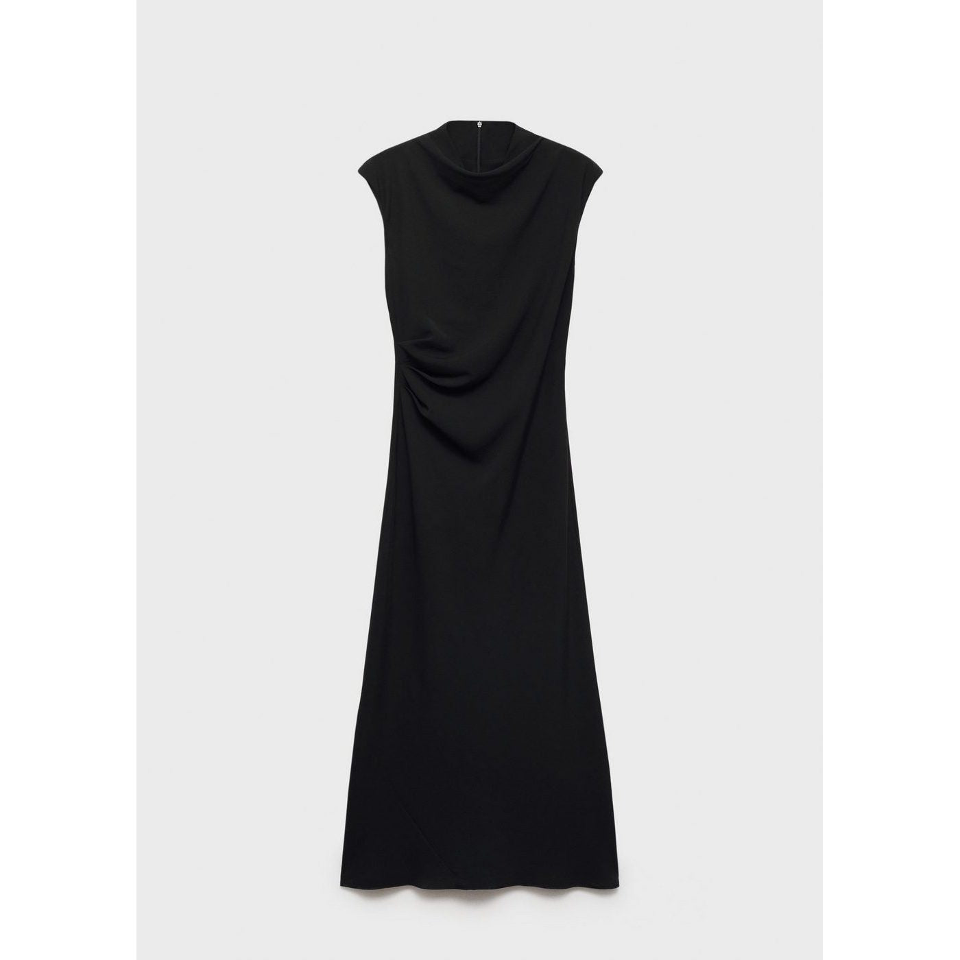Robe Évasée Taille Drapée