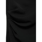 Robe Évasée Taille Drapée