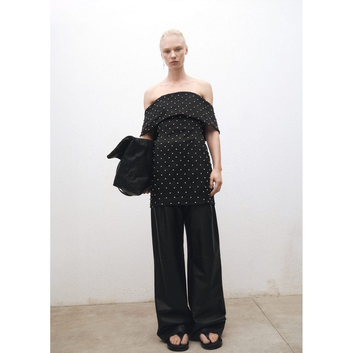 Robe Bustier Avec Ornements Brillants
