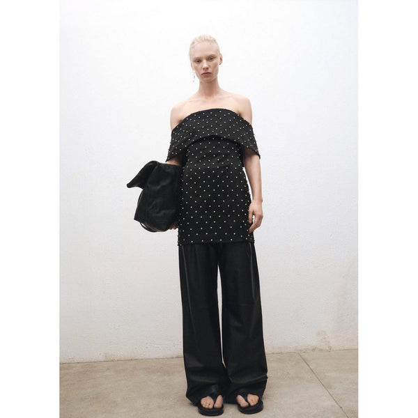 Robe Bustier Avec Ornements Brillants