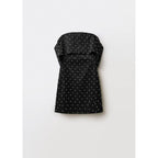 Robe Bustier Avec Ornements Brillants