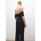Robe Bustier Avec Ornements Brillants
