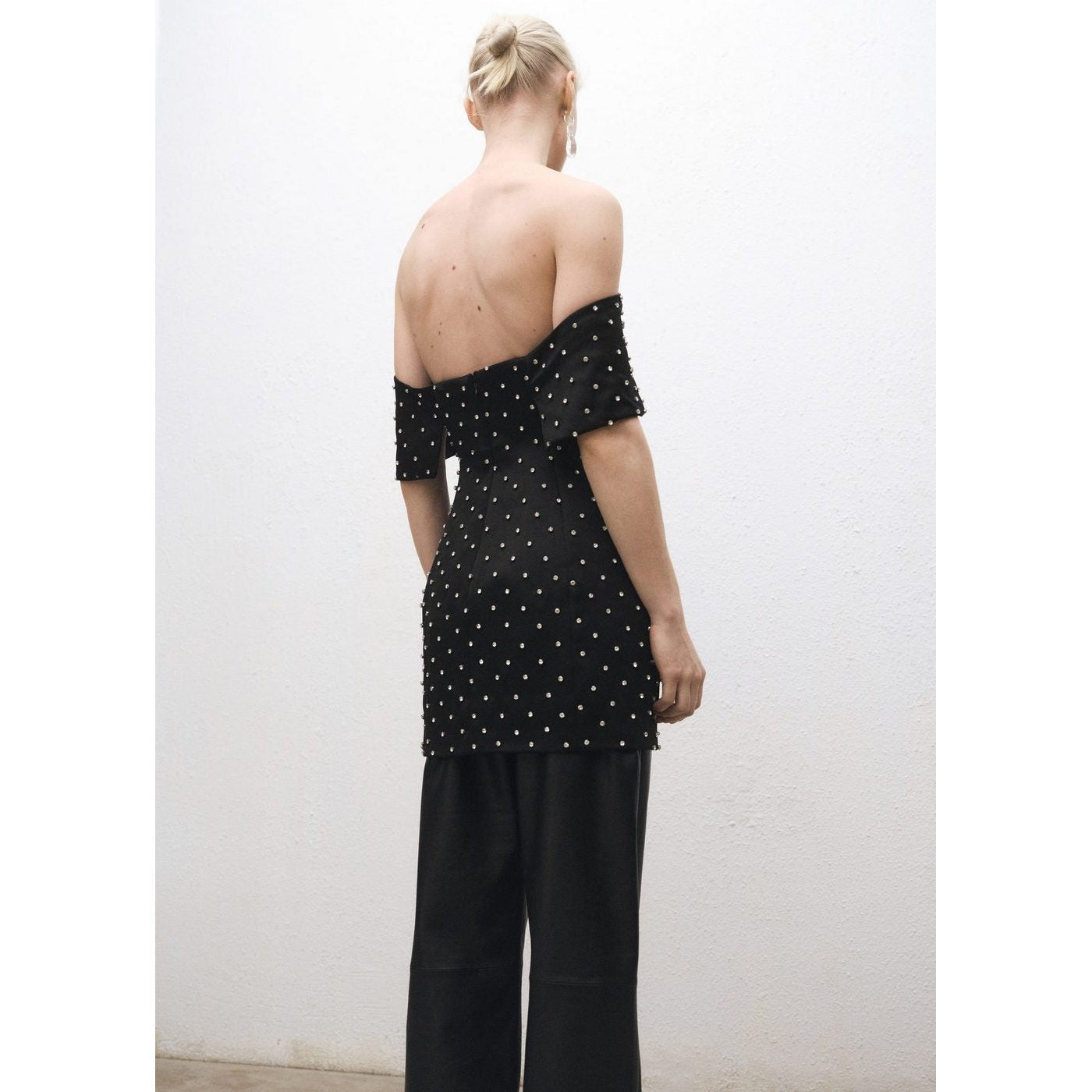 Robe Bustier Avec Ornements Brillants