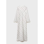 Robe À Rayures Satinée