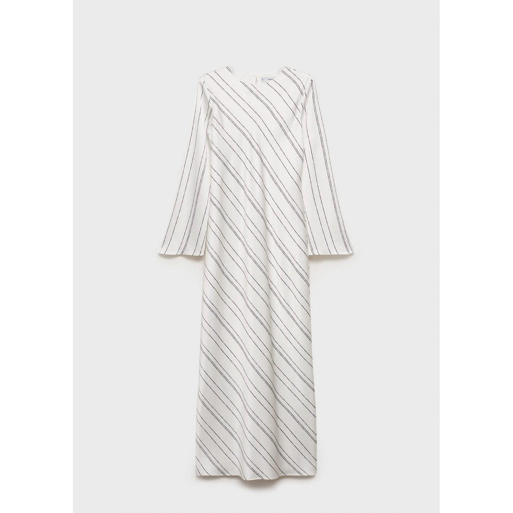 Robe À Rayures Satinée