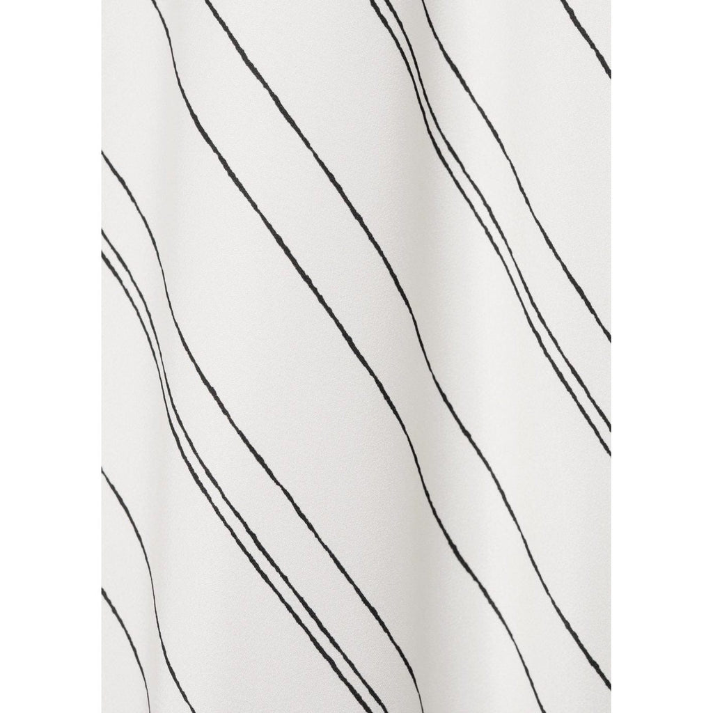 Robe À Rayures Satinée