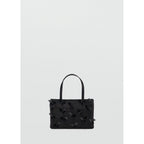 Sac À Main Avec Application De Fleurs