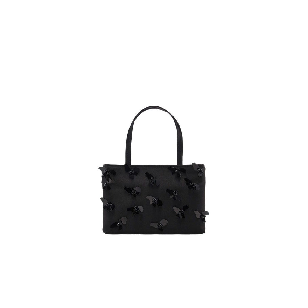 Sac À Main Avec Application De Fleurs