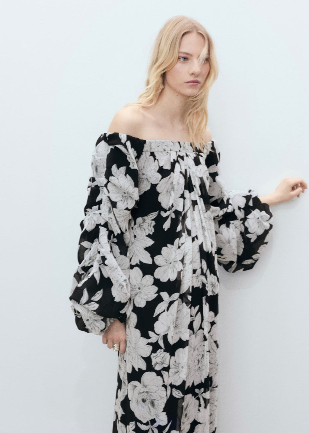 Robe Bustier À Fleurs