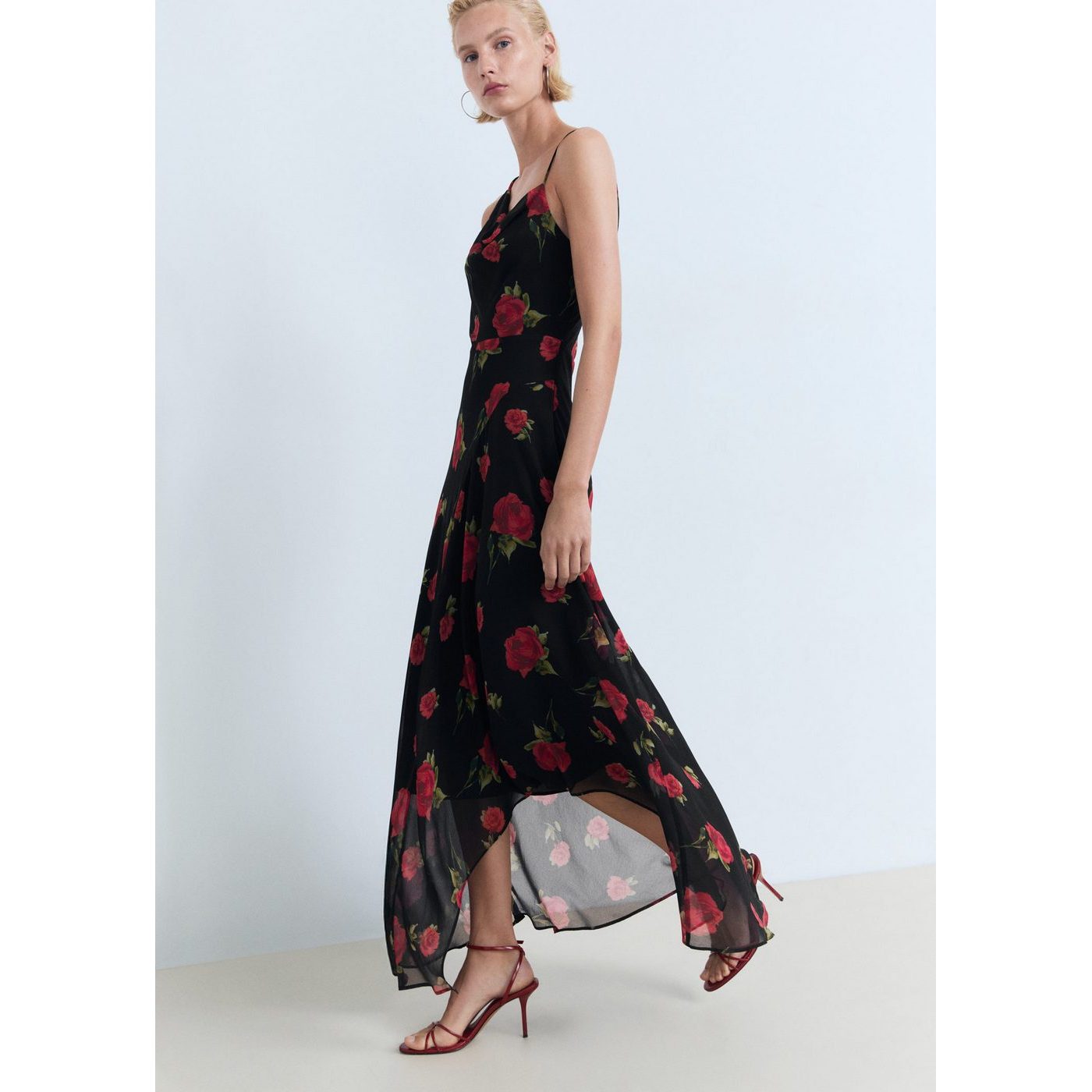 Robe Longue En Imprimé Fleuri