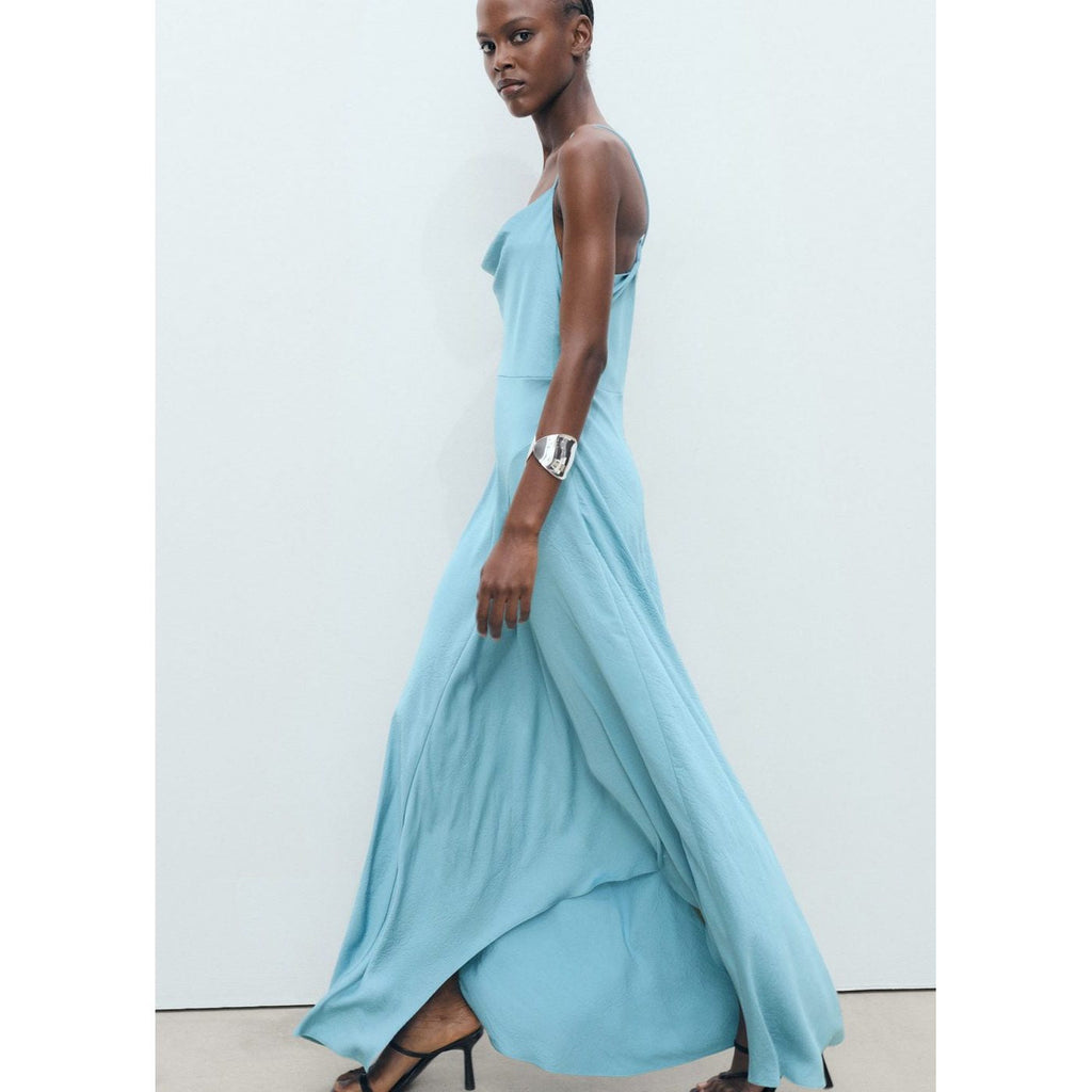 Robe Asymétrique Effet Froissé