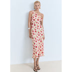 Robe À Fleurs Volantée