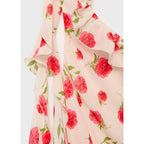 Robe À Fleurs Volantée