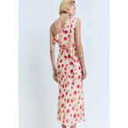 Robe À Fleurs Volantée