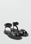 Sandales Cuir Bride Et Boucle