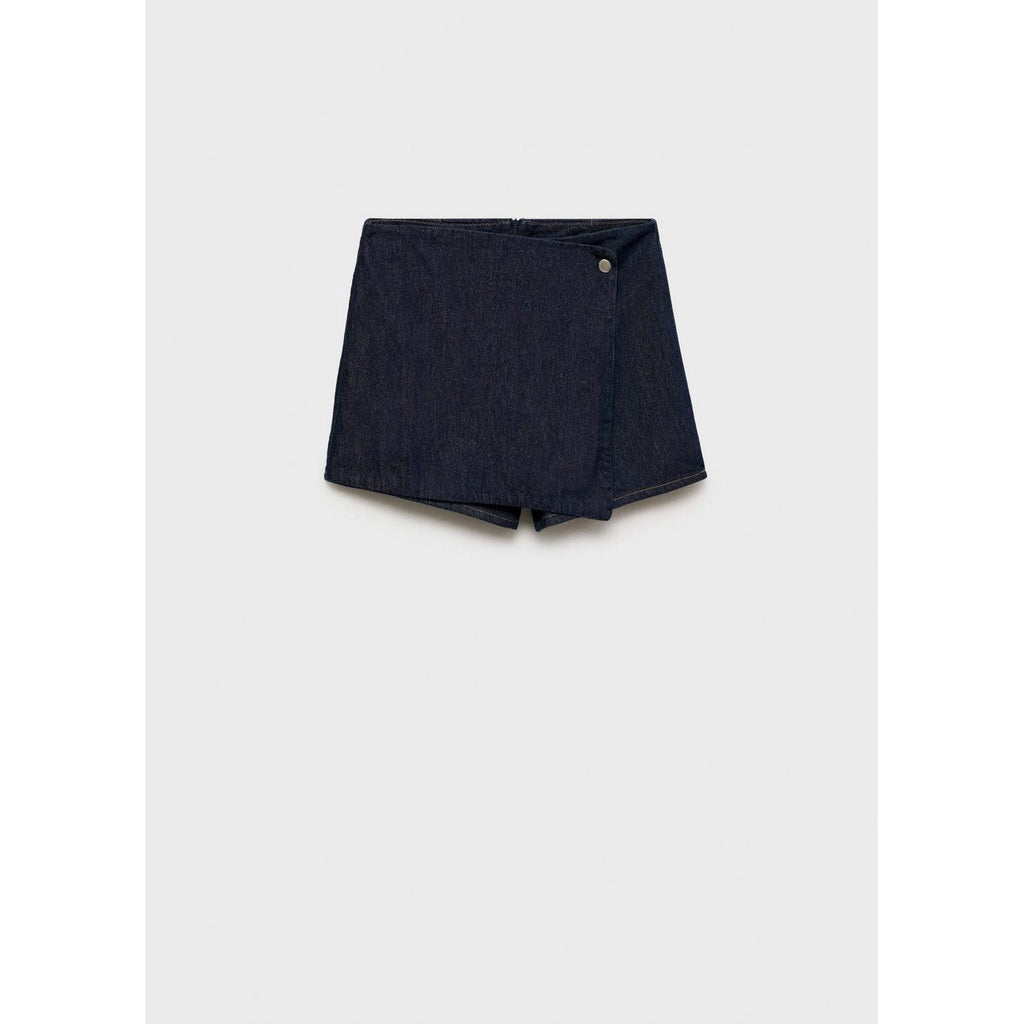 Jupe Short En Jean Croisée