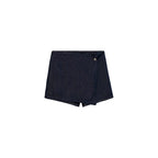Jupe Short En Jean Croisée