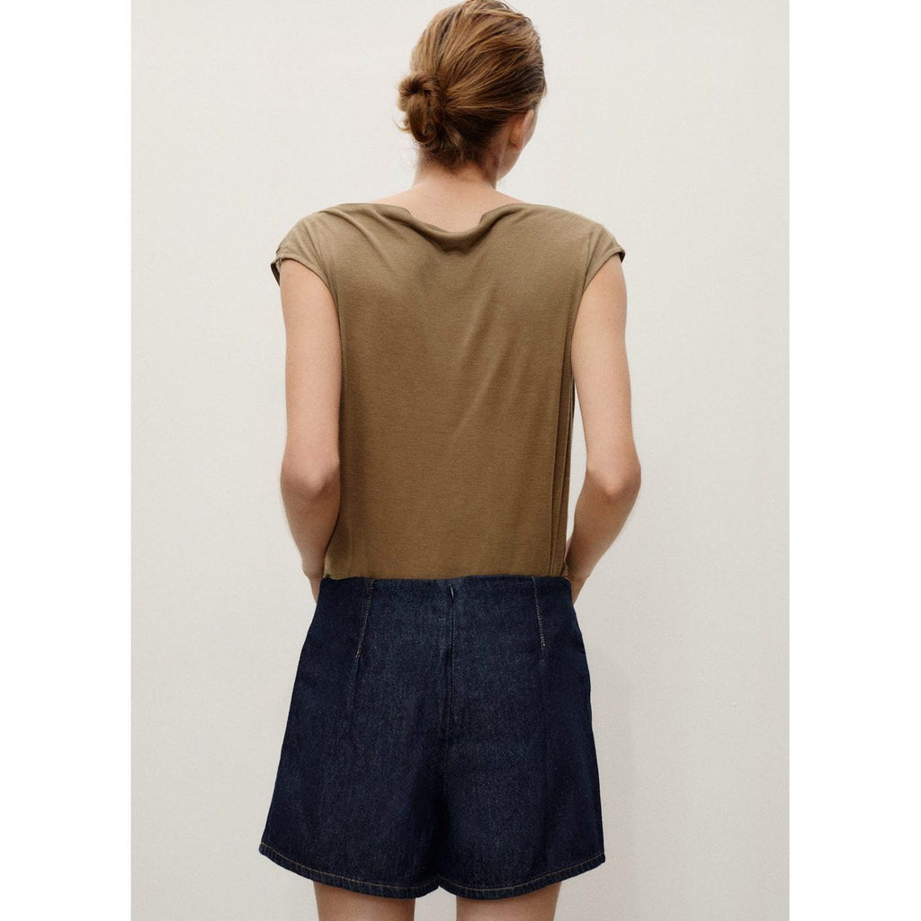Jupe Short En Jean Croisée