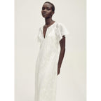Robe Brodée Détails Ajourés