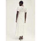 Robe Brodée Détails Ajourés