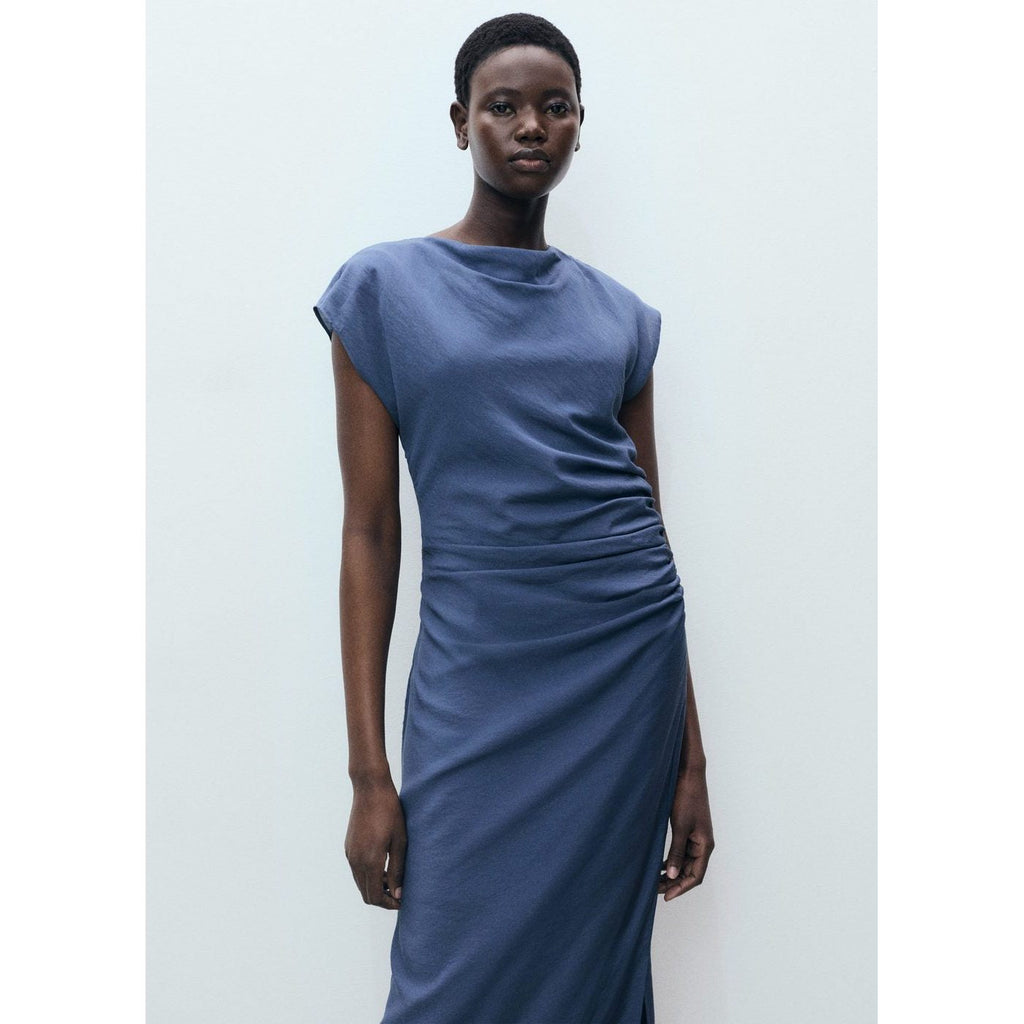 Robe Droite Drapée