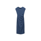 Robe Droite Drapée