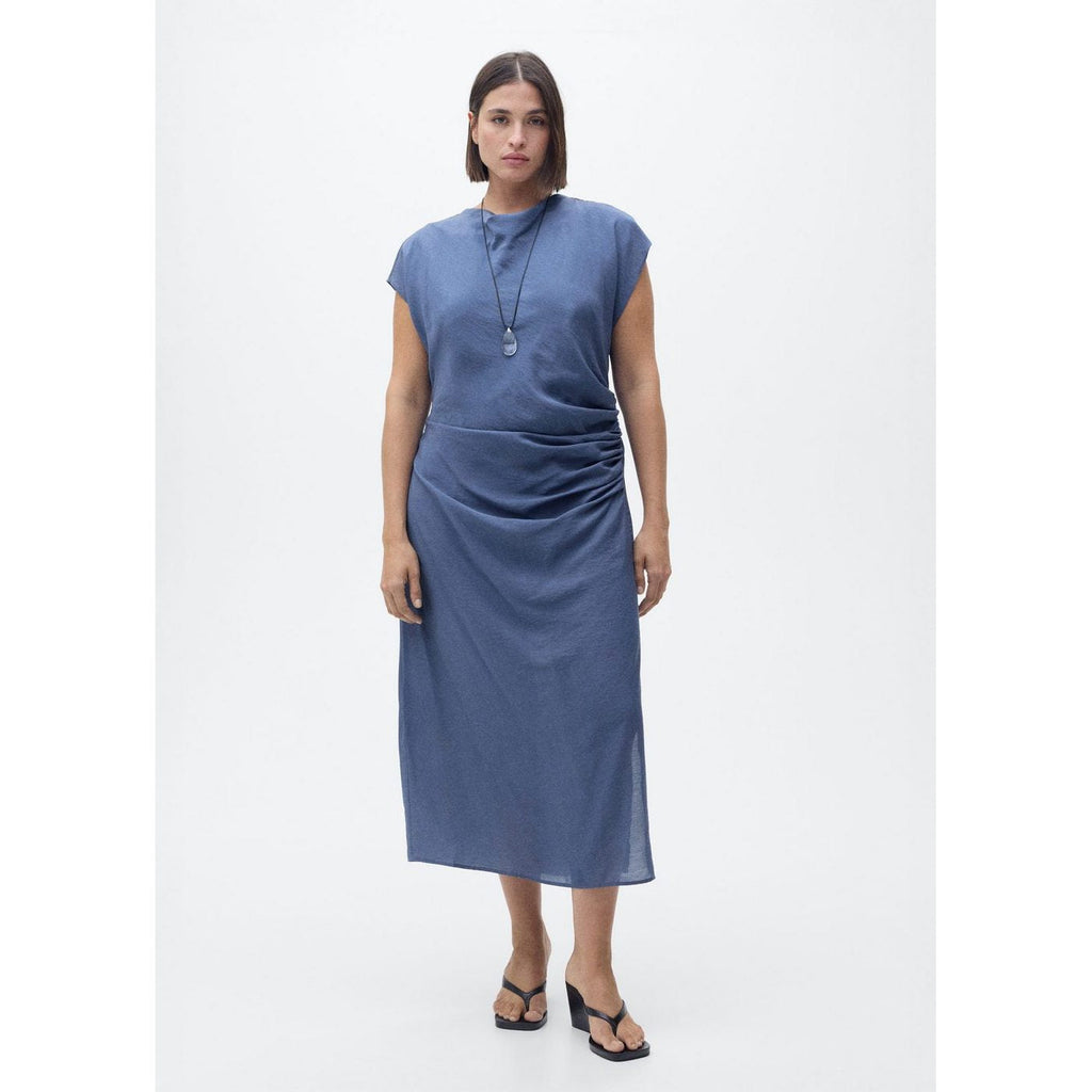 Robe Droite Drapée